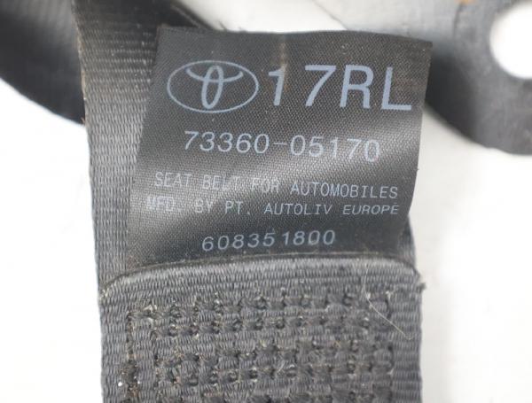 Sicherheitsgurt hinten rechts 7336005170 Toyota AVENSIS 3 Kombi T27
