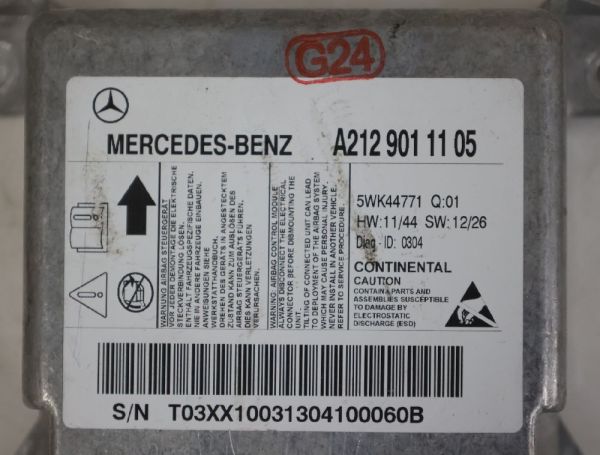 Steuergerät Aufprallsensor Mercedes E-KLASSE T-Mod. (S212) (2.13-12.16) E 300 CDI/BlueTEC