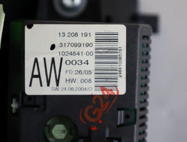 Display 317099190 Opel MERIVA A