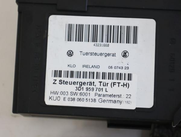 Fensterheber-Motor vorn links 3D1959701L VW PHAETON 3D