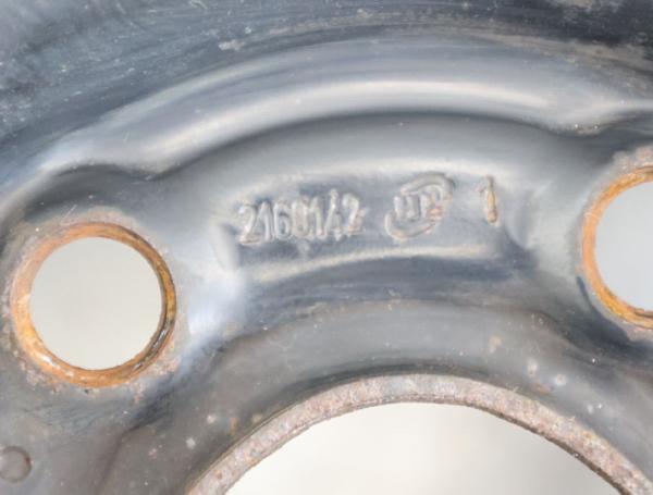 Felge Stahl hinten rechts 2160142 Opel ASTRA J Caravan