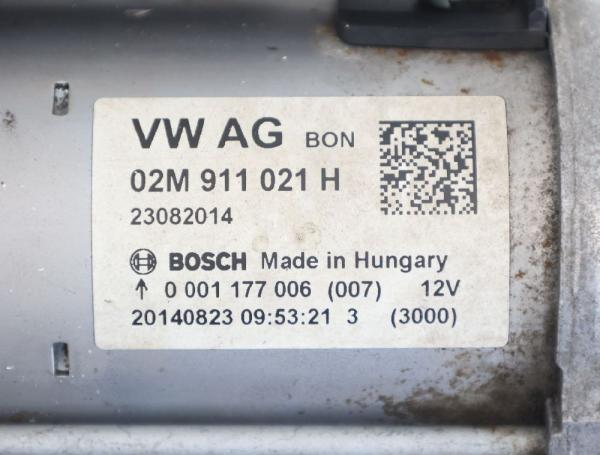 Anlasser 02M911021H VW POLO 5 6R