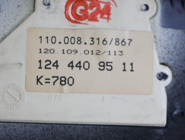 Kombiinstrument 1244409511 Mercedes W124 Stufenheck