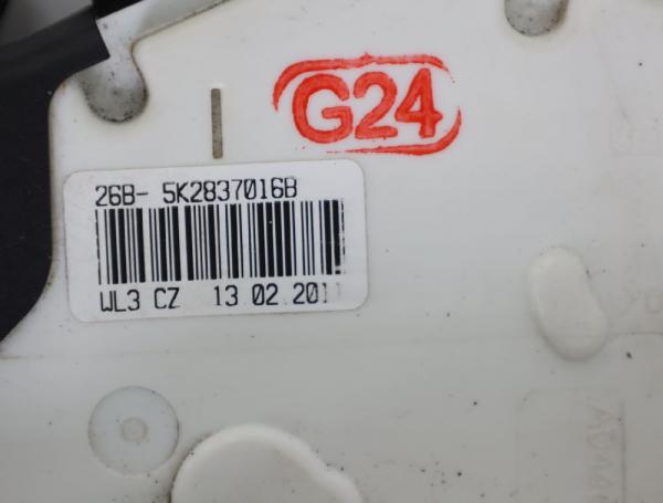 Türschloß vorn rechts 5K2837016B VW POLO 5 6R