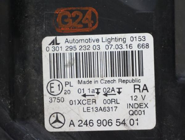 Scheinwerfer rechts 2469065401 Mercedes B-KLASSE W246
