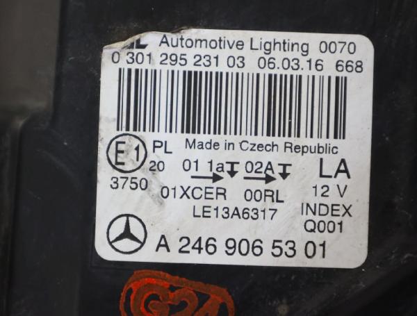 Scheinwerfer links 2469065301 Mercedes B-KLASSE W246