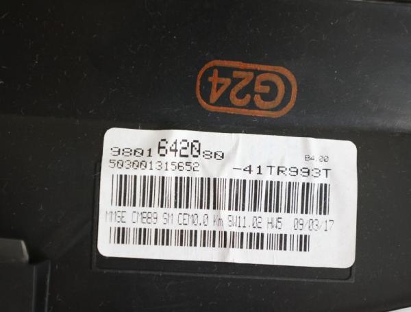 Kombiinstrument 98016420 Citroen BERLINGO 2