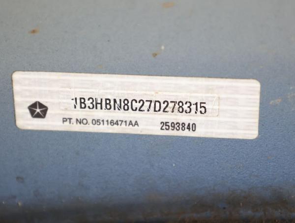 Kotflügel vorn rechts 05116471AA Dodge CALIBER