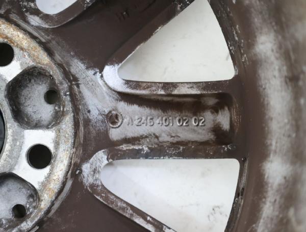 Felge Alu/Leichtmetall hinten links 2464010202 Mercedes A-KLASSE W176