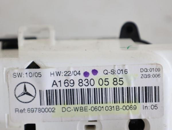 Klimabedienteil 1698300585 Mercedes B-KLASSE W245