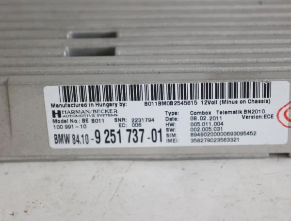 Steuergerät Karosserie 925173701 BMW 5er Touring F11