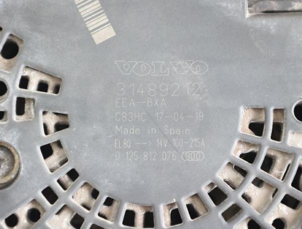 Lichtmaschine 31489212 Volvo V70 III 135