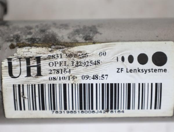 Lenkung Getriebe hydraulisch 13292548 Opel ZAFIRA B