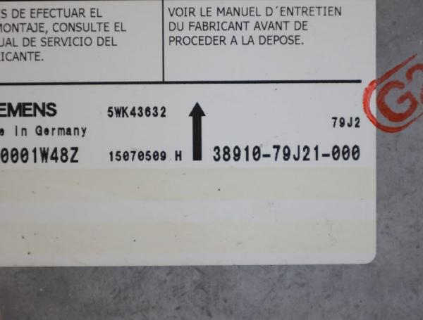 Steuergerät Aufprallsensor 3891079J20000 Suzuki SX4 EY GY