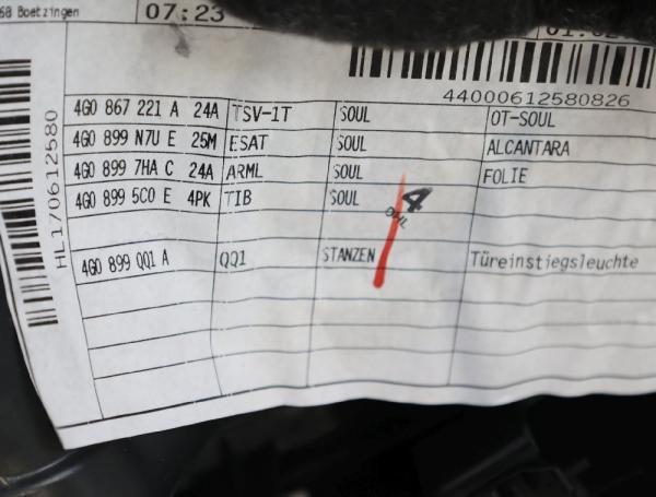 Türverkleidung innen 4G0867221A Audi A6 Avant C7