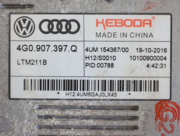 Steuergerät Scheinwerfer 4G0907397Q Audi A6 Avant C7