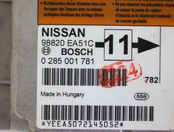 Steuergerät Aufprallsensor 98820EA51C Nissan PATHFINDER R51
