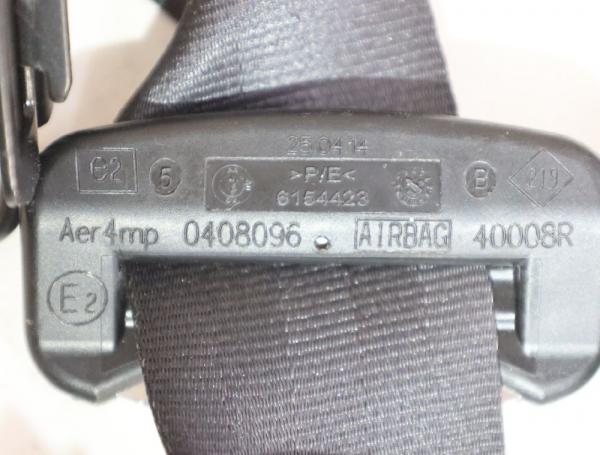 Sicherheitsgurt vorn rechts 86884008R Renault MEGANE 3 BZ
