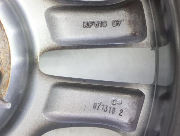 Felge Alu/Leichtmetall hinten rechts 9965445560 Mazda 2 DL