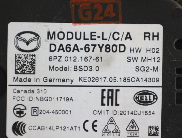 Sensor sonstige DA6A67Y80D Mazda 2 DL