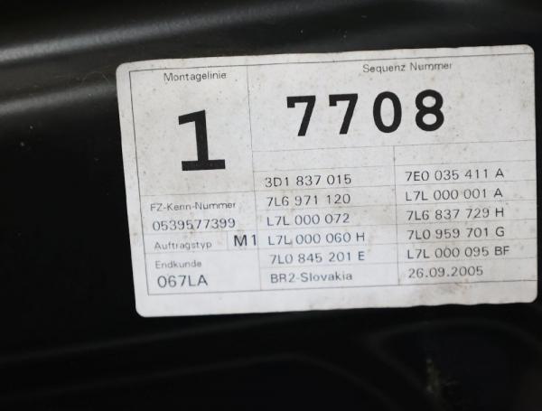 Tür vorn links L7L000060H VW TOUAREG 1 7L