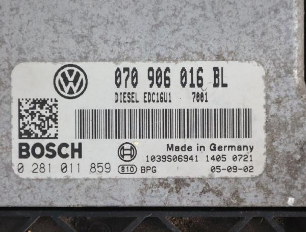 Steuergerät Motor 070906016BL VW TOUAREG 1 7L