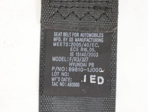 Sicherheitsgurt hinten links 898101J000 Hyundai i20 PB