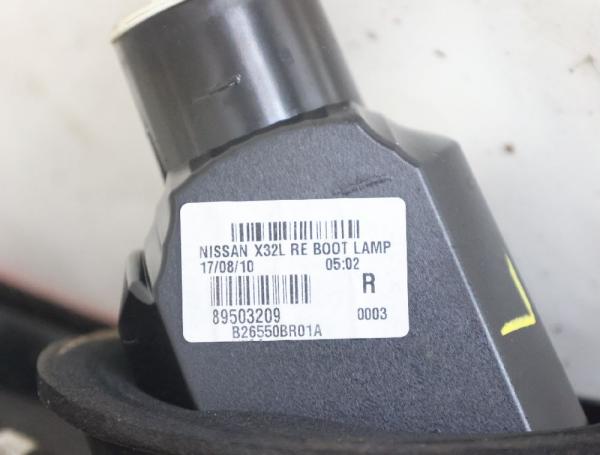 Rückleuchte links innen 26550BR01A Nissan QASHQAI I