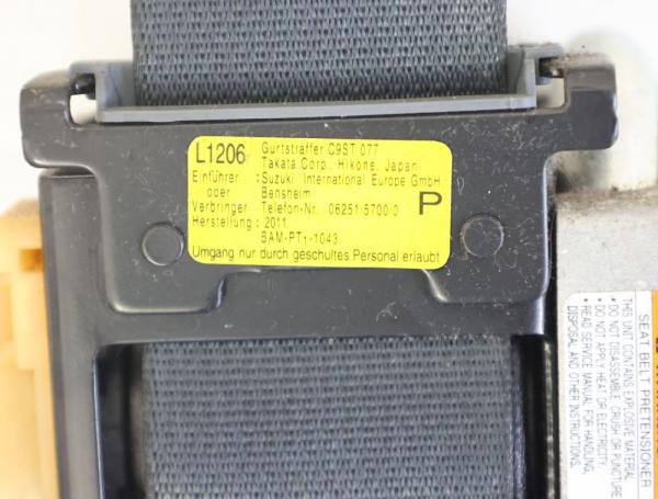Sicherheitsgurt vorn rechts 8490165J03BHE Suzuki GRAND VITARA 2