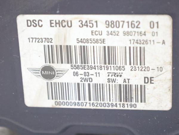 Hydraulikeinheit ABS 34529813836 MINI ONE R56