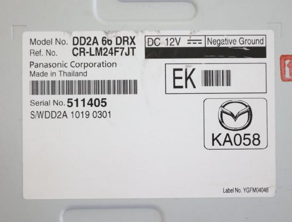 Navigationssystem DD2A66DRX Mazda CX 3 DK
