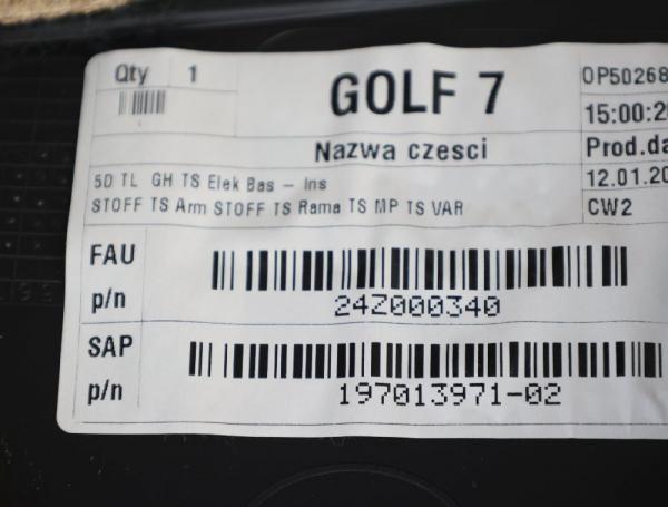 Türverkleidung innen 5G4868115D VW GOLF 7 VARIANT