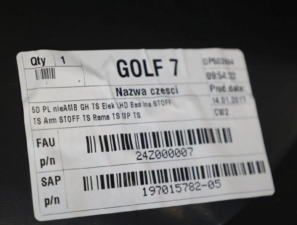 Türverkleidung innen 5G4868079 VW GOLF 7 VARIANT