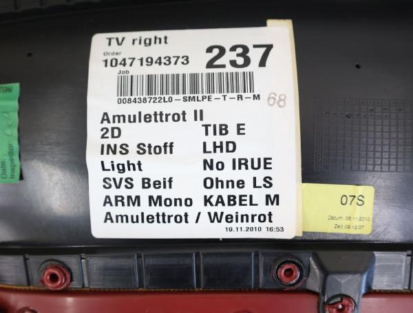 Türverkleidung innen 8X3868110 Audi A1 8X