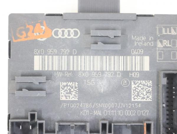 Steuergerät Karosserie 8X0959792D Audi A1 8X