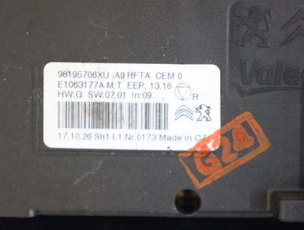 Klimabedienteil 98195706XU Peugeot 208 CA