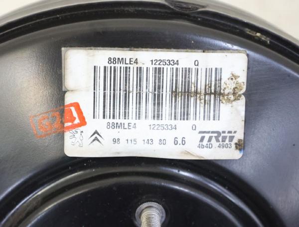 Bremskraftverstärker 9811515380 Peugeot 208 CA