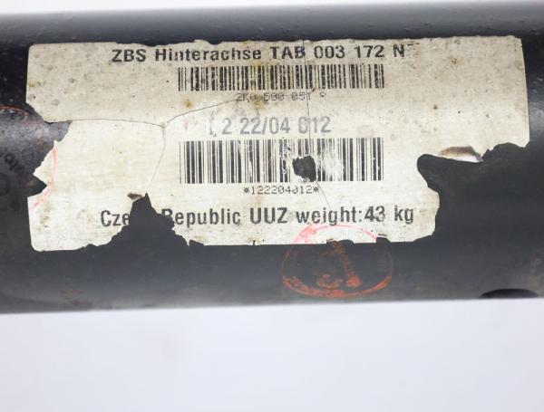 Achse hinten 2K0500051R VW CADDY 3 Kasten
