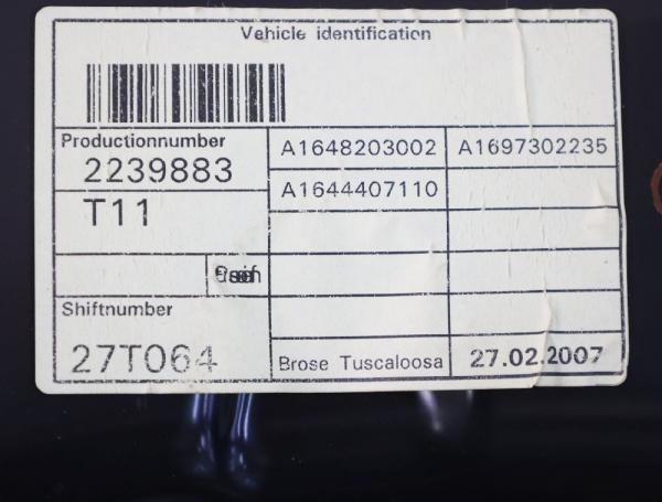 Fensterheber elektrisch hinten rechts 1647303279 Mercedes GL X 164