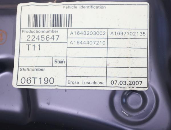 Fensterheber elektrisch hinten links 1647303179 Mercedes GL X 164