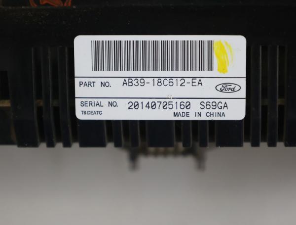 Klimabedienteil AB3918C612EA Ford RANGER 3