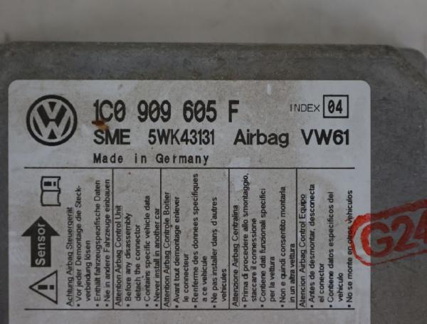 Steuergerät Aufprallsensor 1C0909605F Skoda ROOMSTER 5J