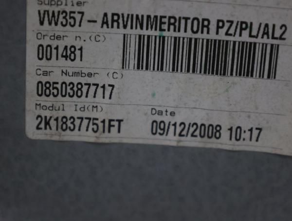 Fensterheber elektrisch vorn links 2K1837751FT VW CADDY 3 Kasten
