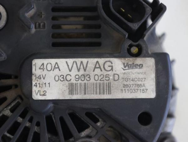 Lichtmaschine 03C903025D Seat ALTEA 5P1