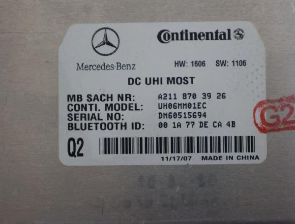 Steuergerät sonstige 2118703926 Mercedes CLS C219