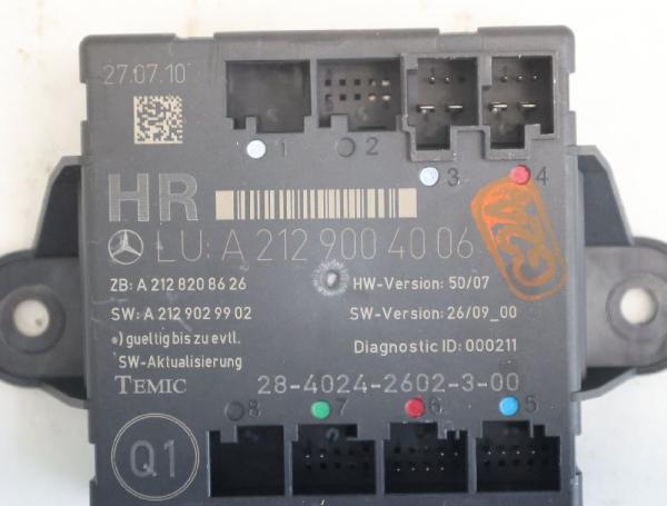 Steuergerät sonstige 2129004006 Mercedes C-KLASSE W204