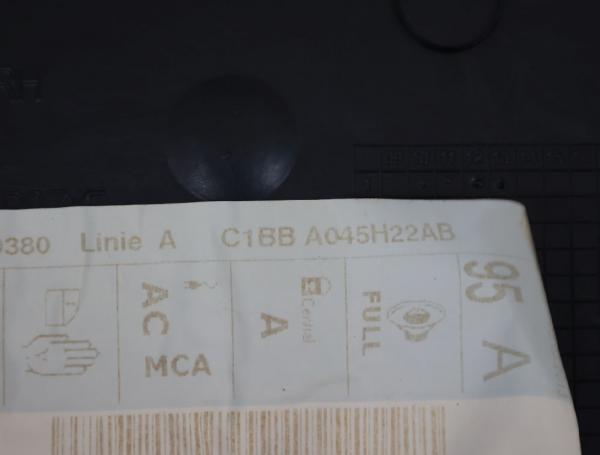 Fensterheber mechanisch hinten rechts C1BBA045H22AB Ford FIESTA 6 JA