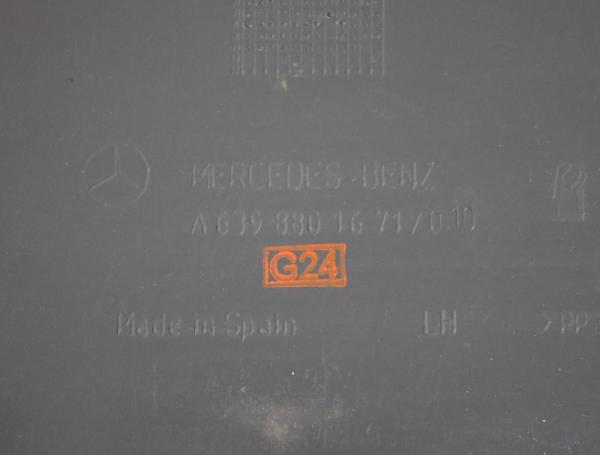 Stoßstangenecke hinten links 6398801671 Mercedes VITO 2 W639