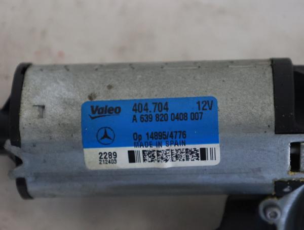 Scheibenwischermotor hinten 6398200408 Mercedes VITO 2 W639