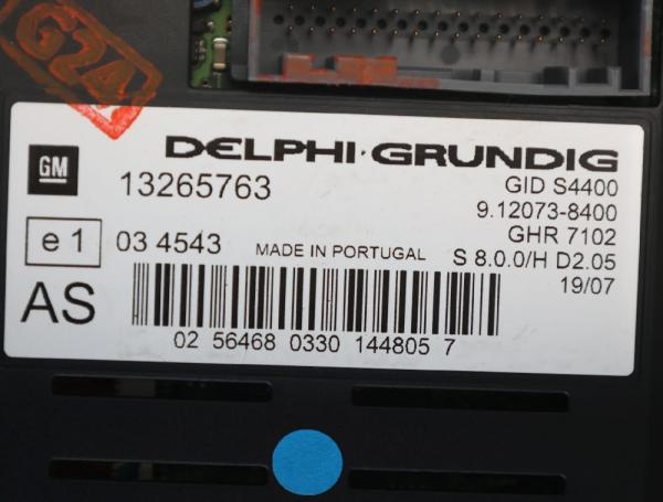 Display 13265763 Opel CORSA D